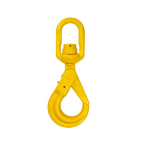 Grade 80 Eye Swivel self Locking Hook